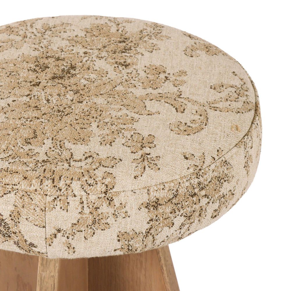 Four Hands Damon Swivel Counter Stool in Washed Natural Oak and Oxidized Grey, , large
