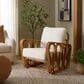 Safavieh Malina Accent Chair in White, , large