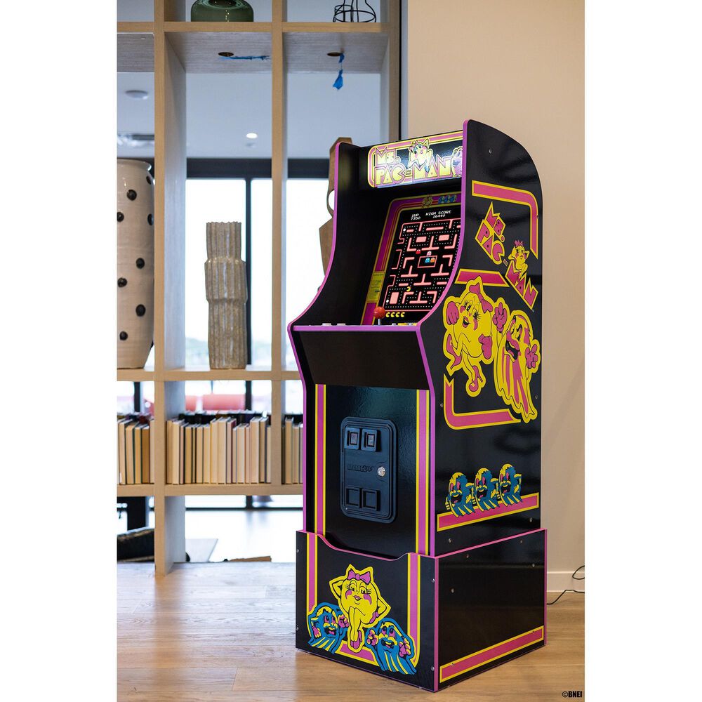 Arcade1up Ms. PacMan Legacy Arcade Game with Riser NFM