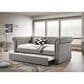 Crown Mark Ellie Daybed with Trundle in Gray, , large