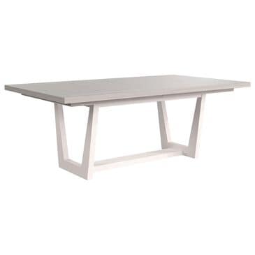 Bernhardt Stratum Dining Table in Mist, Fossil and Polished Nickel - Table Only, , large