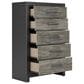 Ashley Broachmyn 5-Piece Full Panel Bedroom Set in Black and Gray, , large