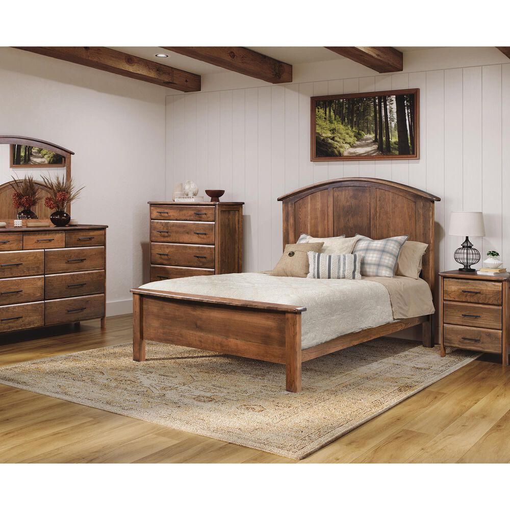 Briarwood American Timbers Queen Panel Bed in Turkish Coffee, , large
