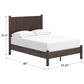 Ashley Pamytta Full Panel Platform Bed in Rich Brown, , large