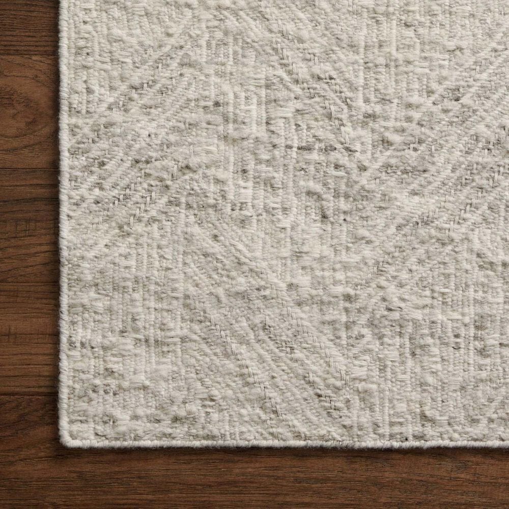 Loloi Raven 4&#39; x 6&#39; Silver and Ivory Area Rug, , large