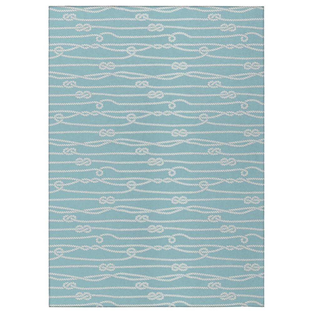 Dalyn Rug Company Harbor 8" x 11" Lagoon Indoor/Outdoor Area Rug, , large