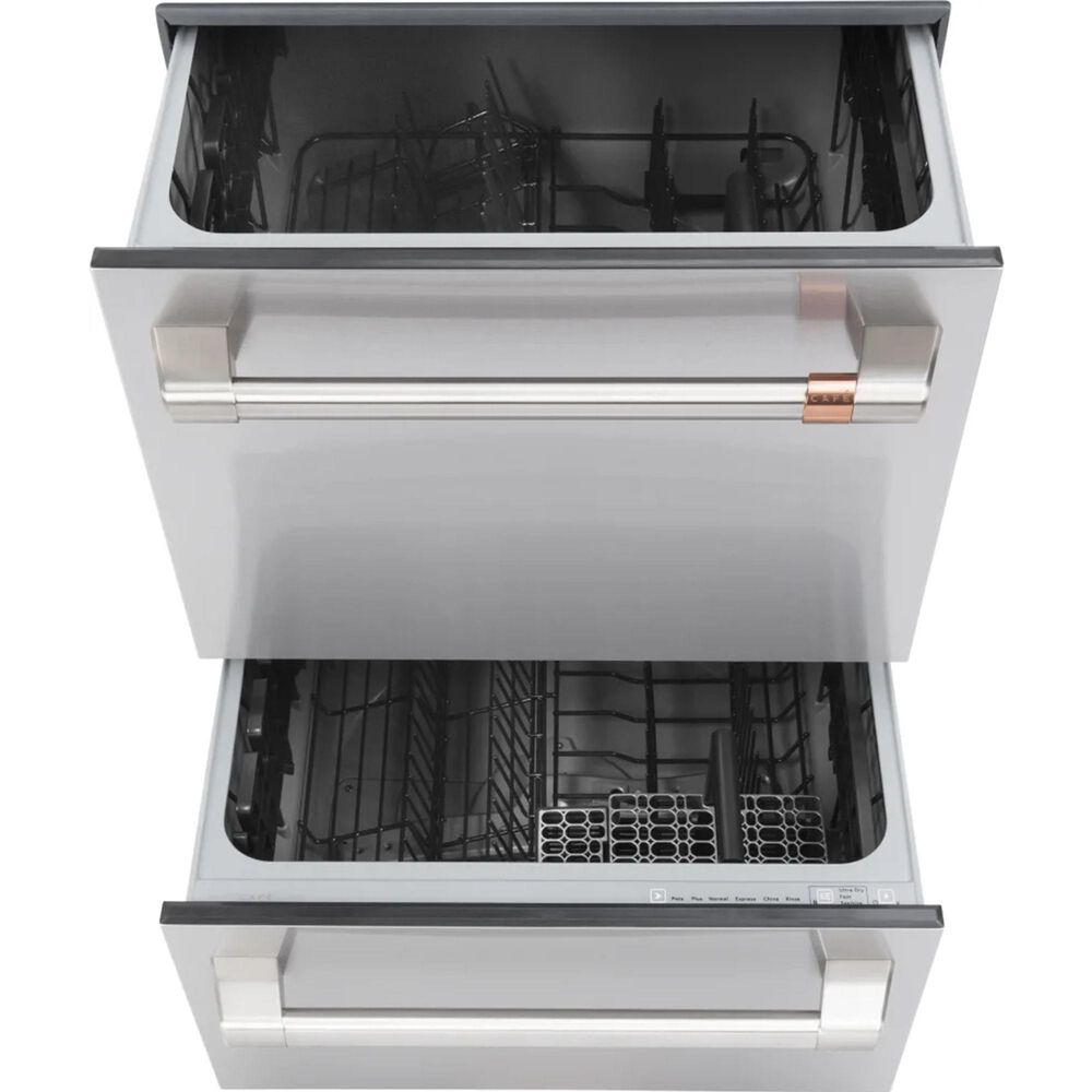 Cafe 24&quot; Double Drawer Dishwasher in Stainless Steel, , large