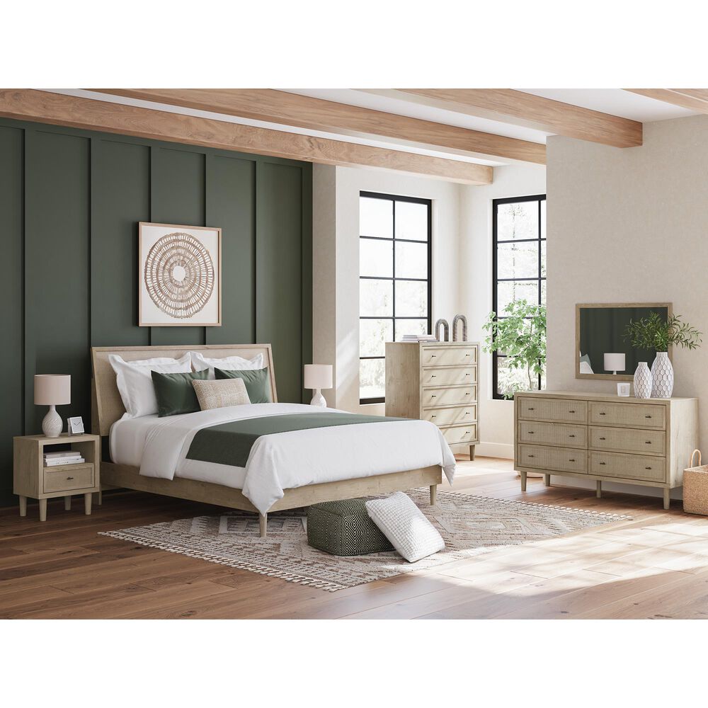 Ashley Cielden King Platform Bed in Tan, , large