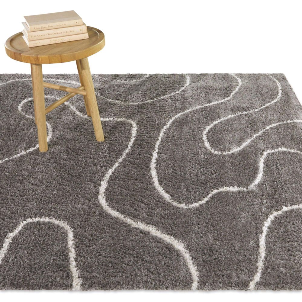 Balta Rugs Cafiso 5&#39;3&quot; x 7&#39; Charcoal Area Rug, , large
