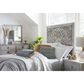 Urban Home Boho Chic King Platform Bed in Washed White, , large
