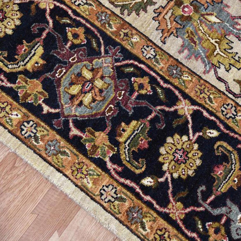 Amer Rugs Antiquity 10&#39; x 14&#39; Camel and Blue Area Rug, , large