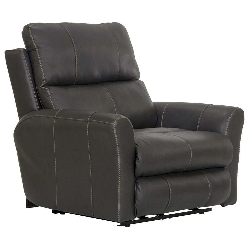 Catnapper Fredda Power Recliner with Power Headrest in Anthracite, , large