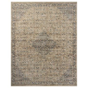 Loloi Heritage 9" x 12" Sage and Navy Area Rug, , large