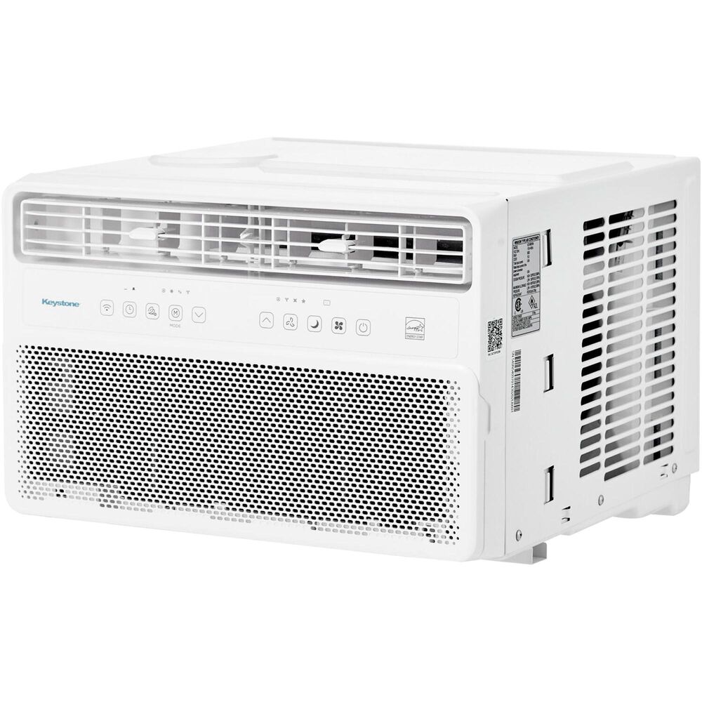 Keystone 10000 BTU Window Inverter Air Conditioner in White, , large