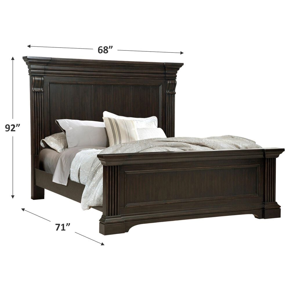 Chapel Hill Caldwell Queen Bed Panel in Dark Expresso, , large