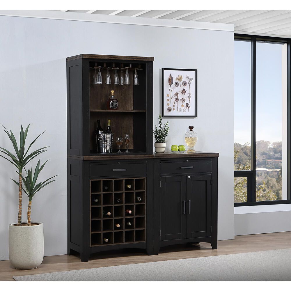 ECI FURNITURE Ashford Wall Bar in Black, , large