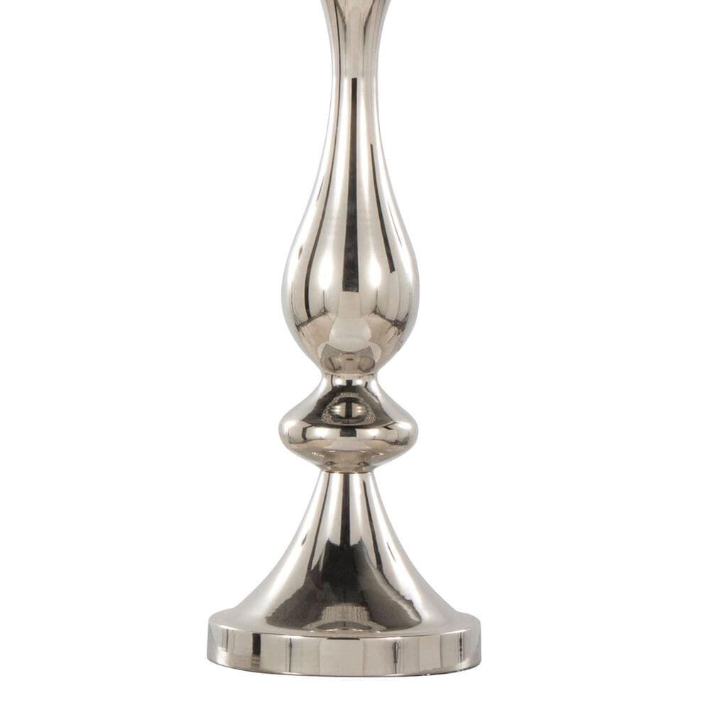 LumiSource Topaz Metal Table Lamp in Polished Nickel and Clear, , large