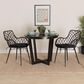 Baxton Studio Ballerina Arm Chair in Black (Set of 2), , large
