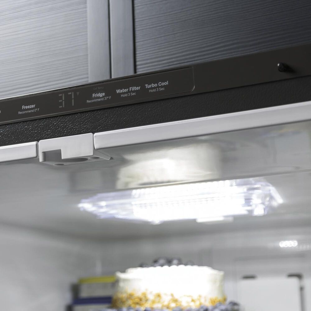 GE Appliances 24.8 Cu. Ft. French Door Refrigerator with Internal Water Dispenser in White, , large
