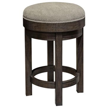 Belle Furnishings Weston Swivel Console Stool in Peppercorn, , large