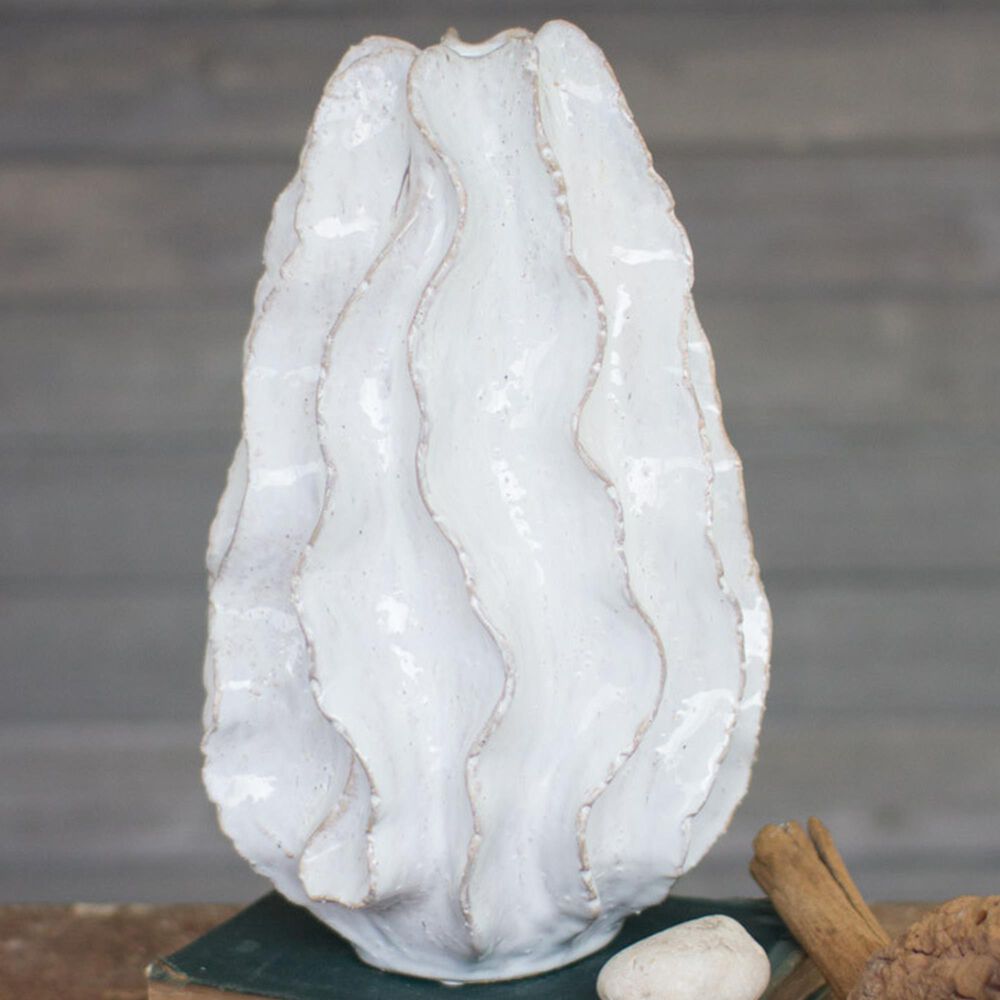 Kalalou Large Ruffle Vase, , large