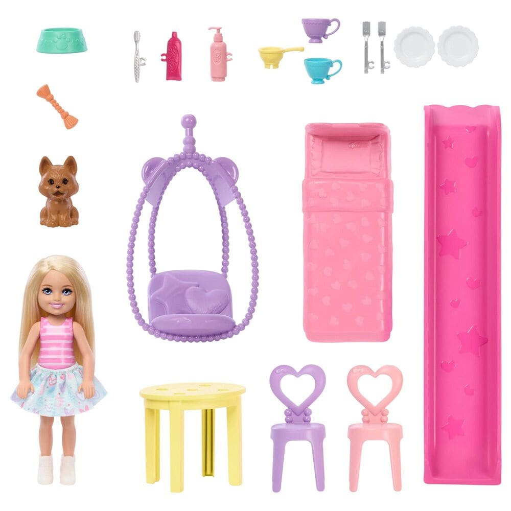 Barbie Chelsea Pop-Up Doll House Playset in Multicolor, , large