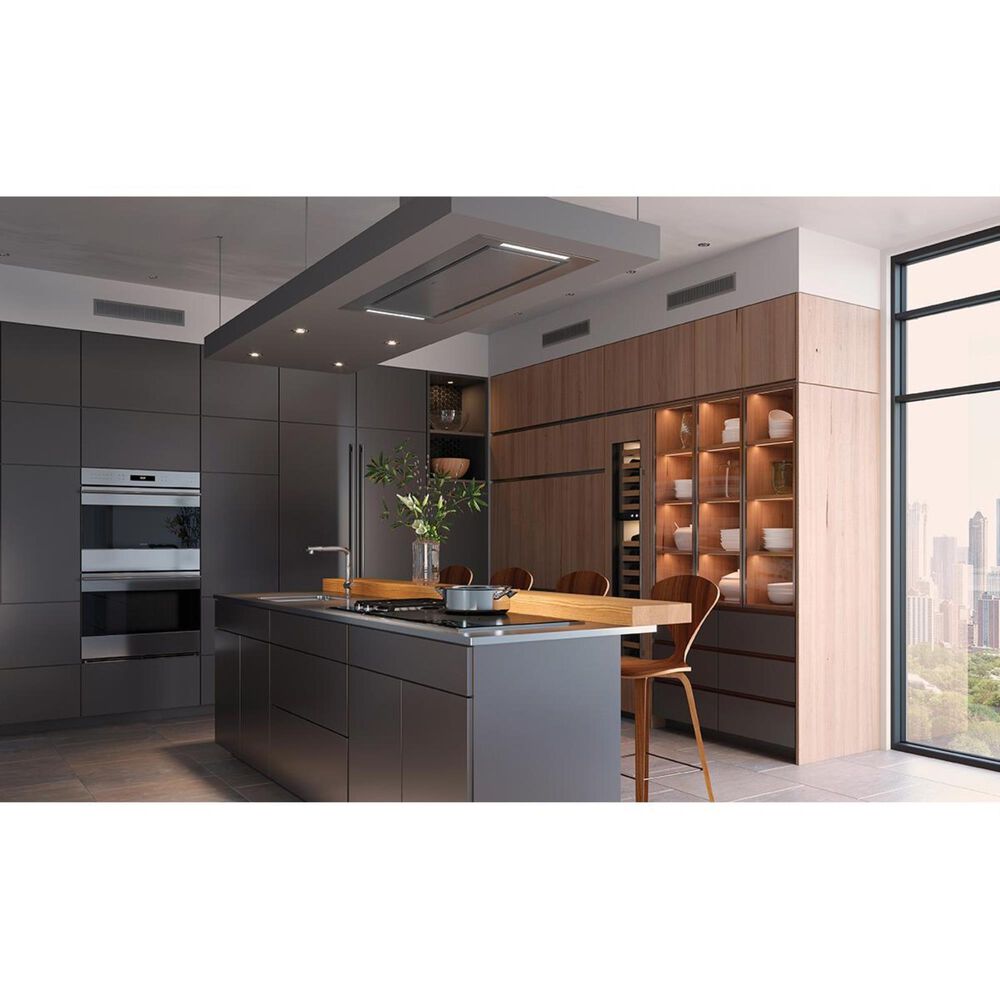 Wolf 36&quot; Transitional Framed Induction Black and Stainless Steel, , large