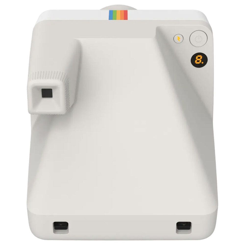 Polaroid Now Generation 3 Instant Camera with Color Film Bundle (8 Photos) in Pebble White, , large