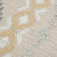 Rizzy Home Geometric 20" Down Filled Pillow in Natural, , large