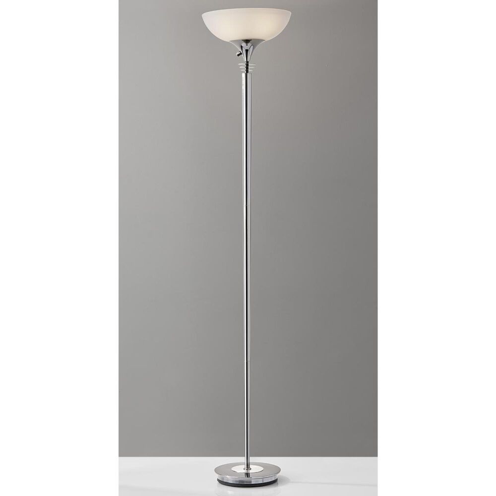 Adesso Metropolis 300W Torchiere in Chrome, , large