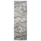 Feizy Kano 2"7" x 8" Charcoal and Gray Runner, , large