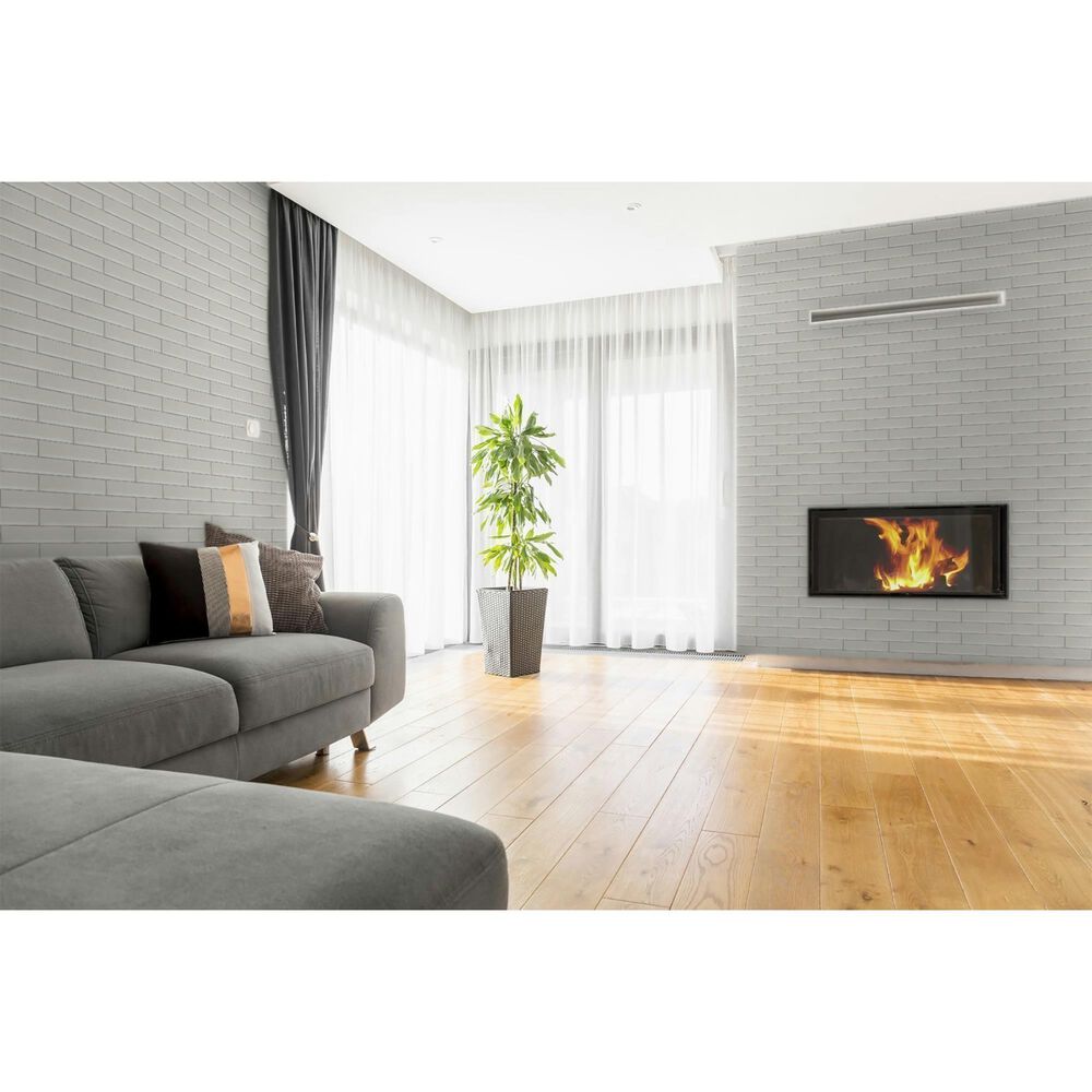 Emser Raku White 3&quot; x 12&quot; Glossy Ceramic Tile with 6.3 Sq. Ft./Carton, , large