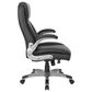Valor Living Executive Chair with Black Upholstery in Titanium, , large