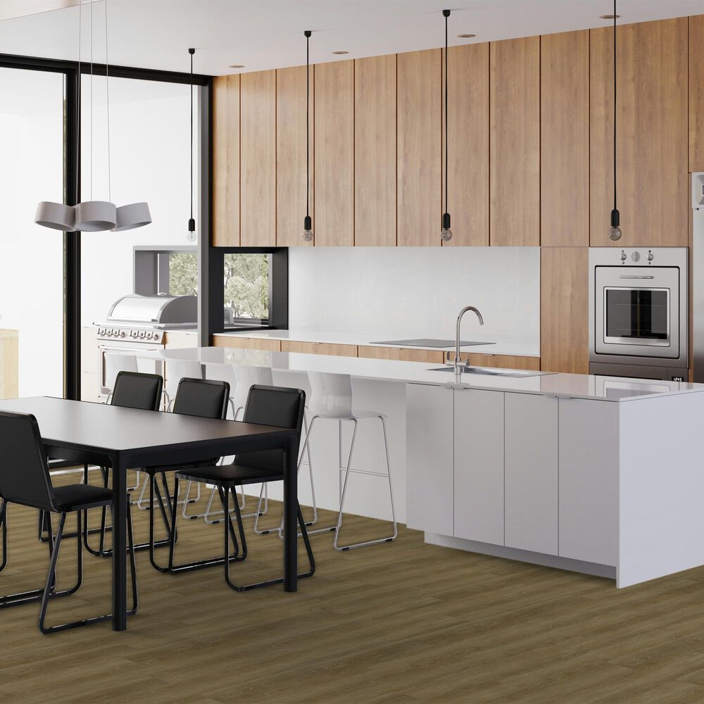 Fuzion SmartDrop 7 Provence Brown 7&quot; x 48&quot; Luxury Vinyl Plank, , large