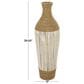 Maple and Jade 40" Handmade Decorative Vase in White, Natural Brown and Cream, , large