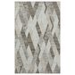 L&R Resources Brisbane Geometric Gray 9" x 11"10" Area Rug, , large