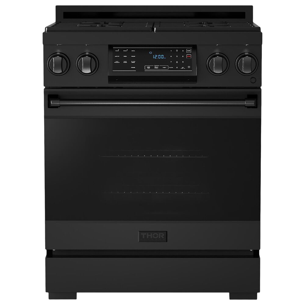 Thor Kitchen Gordon Ramsay 4.55 Cu. Ft. Professional Natural Gas Range in Black, , large