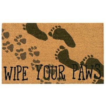 Trans-Ocean Import Natura Wipe Your Paws 2" x 3" Natural Door Mat, , large
