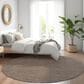 Dalyn Rug Company Laidley 4" Round Chocolate Indoor/Outdoor Area Rug, , large