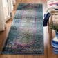 Safavieh Madison MAD122C 2"3" x 8" Blue and Fuchsia Runner, , large