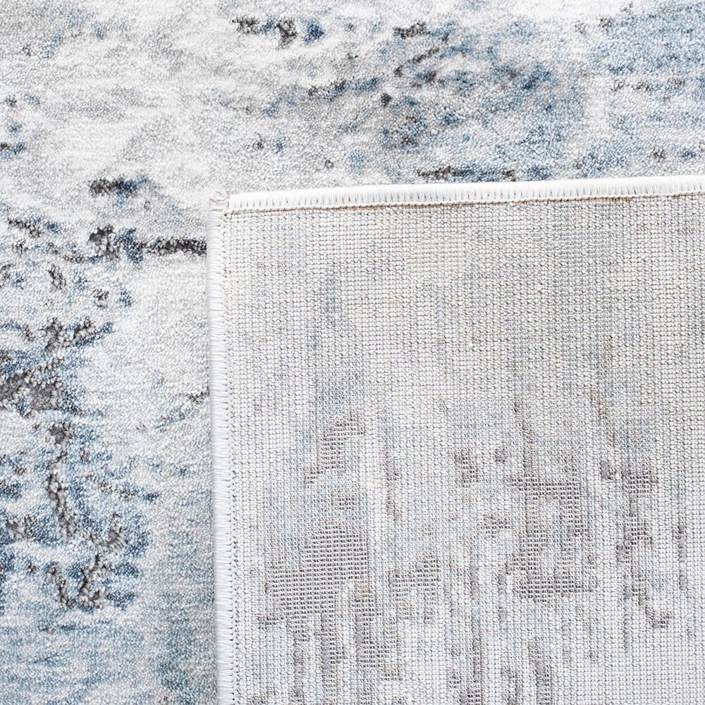 Safavieh Craft CFT850M 6'7" x 9' Blue and Grey Area Rug, , large