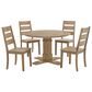 Crosley Furniture Joanna 5-Piece Dining Set in Rustic Brown, , large