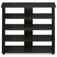 HOMLUX 5-Tier Shoe Rack in Espresso and Black, , large
