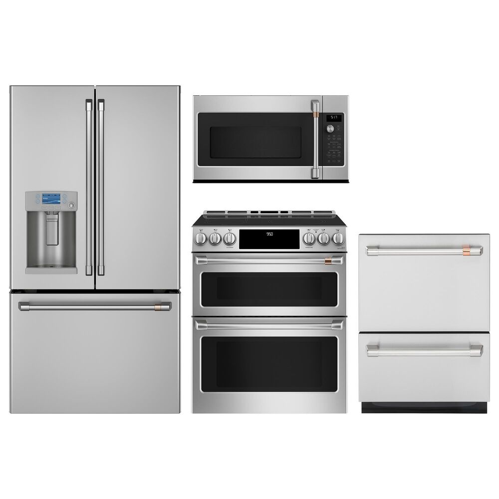 Cafe 4 Piece Kitchen Package in Stainless Steel, , large