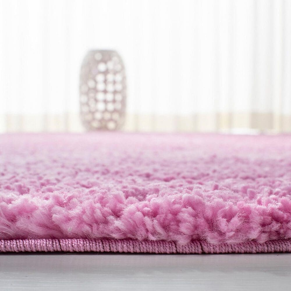 Safavieh August Shag AUG900X 6'7" Square Pink Area Rug, , large