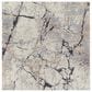 Surya Tuscany TUS-2314 7"10" Square Cream, Khaki, Gray and Charcoal Area Rug, , large