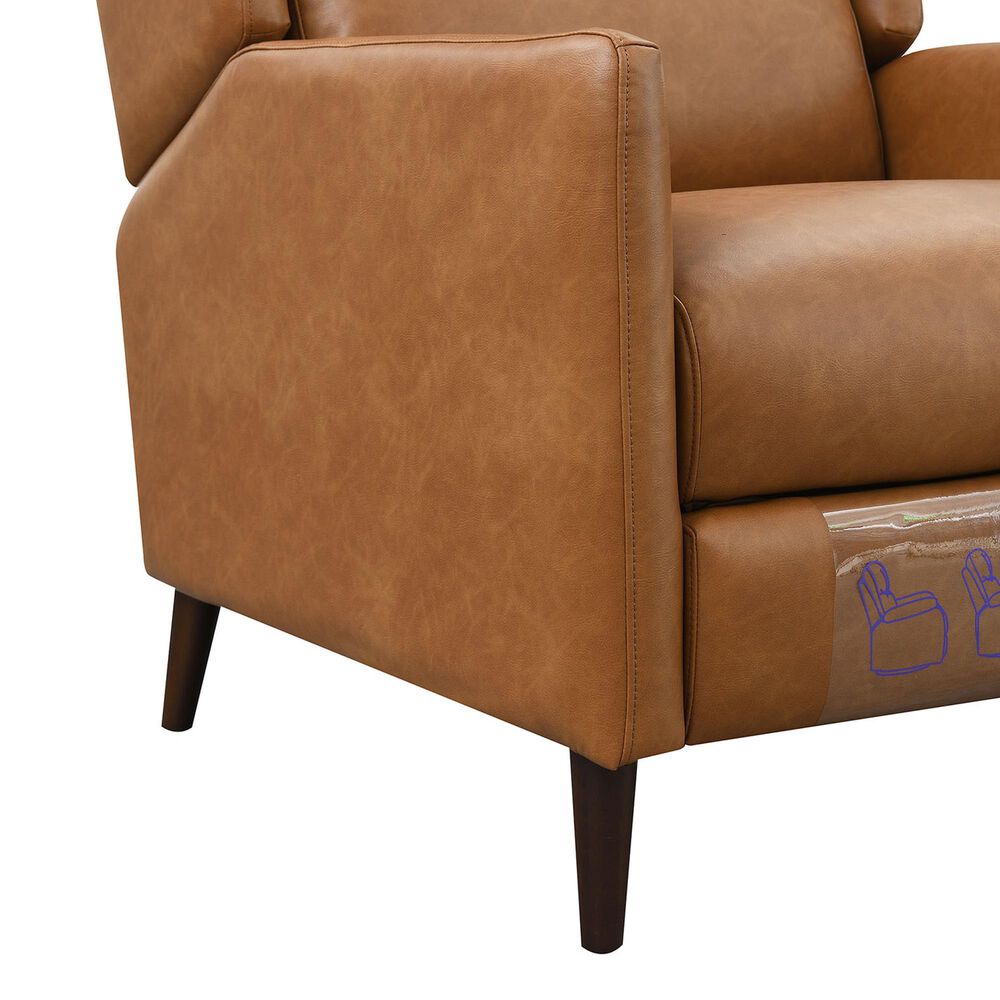 Furniture of America Psyche Push Back Recliner in Brown, , large