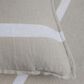 Pom Pom At Home Rory 28" x 36" Big Pillow with Insert in Flax and White, , large