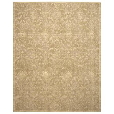 Nourison Silk Elements SKE03 8"6" x 11"6" Sand Area Rug, , large