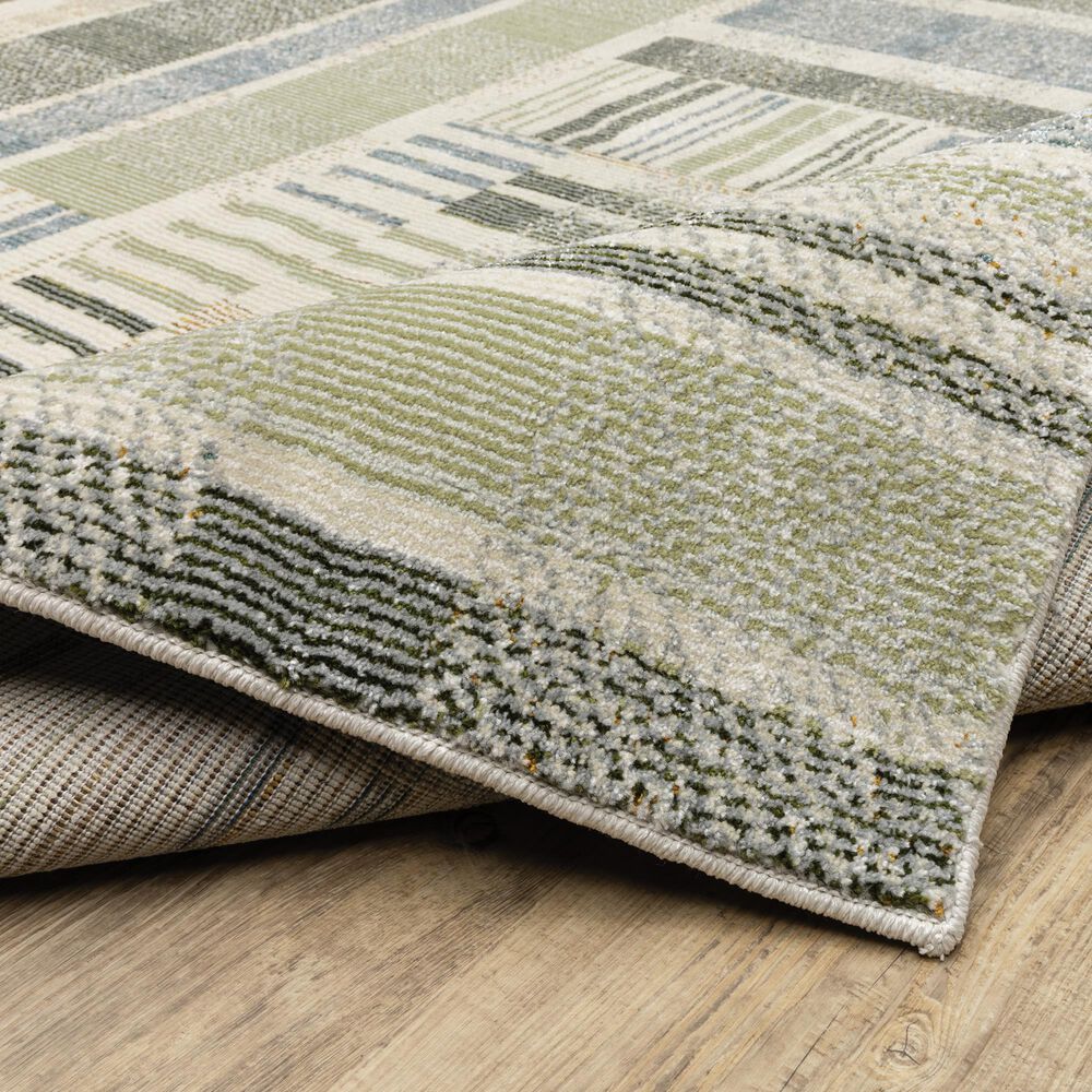 Oriental Weavers Atlas Blue 2&#39;6&quot; x 12&#39; Runner, , large